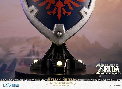 The Legend of Zelda Breath of the Wild PVC Statue Hylian Shield Collector\'s Edition 29 cm - Damaged packaging