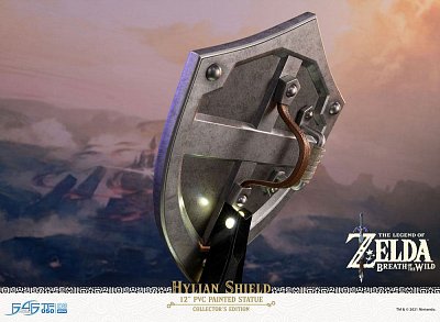 The Legend of Zelda Breath of the Wild PVC Statue Hylian Shield Collector\'s Edition 29 cm - Damaged packaging