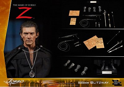 The Mask of Zorro Action Figure 1/6 Zorro (Antonio Banderas) 29 cm