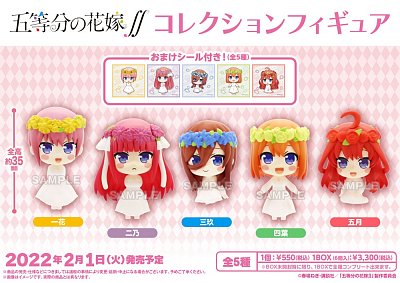 The Quintessential Quintuplets Collection Trading Figure 3 cm Assortment (6) - Damaged packaging