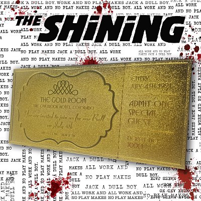 The Shining Replica Gyrosphere Collectible Ticket (gold plated)