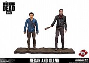 The Walking Dead TV Version Action Figure 2-pack Negan & Glenn 13 cm --- DAMAGED PACKAGING
