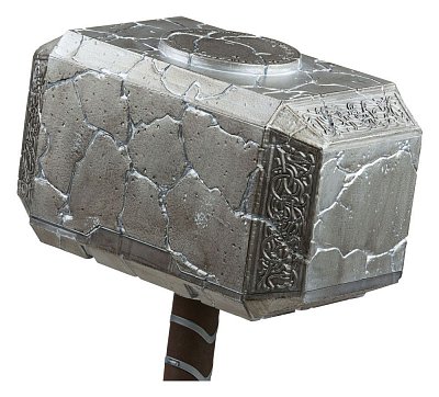 Thor: Love and Thunder Marvel Legends 1/1 Mighty Thor Mjolnir Premium Electronic Roleplay Hammer 49 cm