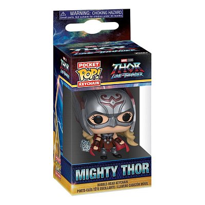 Thor: Love & Thunder Pocket POP! Vinyl Keychains 4 cm Mighty Thor Display (12)