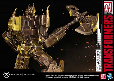 Transformers: G1 Statue Optimus Prime Antique Gold 58 cm