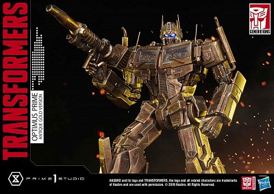 Transformers: G1 Statue Optimus Prime Antique Gold 58 cm