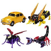 Transformers Generations Legacy Buzzworthy Bumblebee Action Figure 4-Pack Creatures Collide