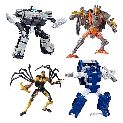 Transformers Generations War for Cybertron: Kingdom Action Figures 14 cm Deluxe Class 2021 Wave 6 Assortment (8)