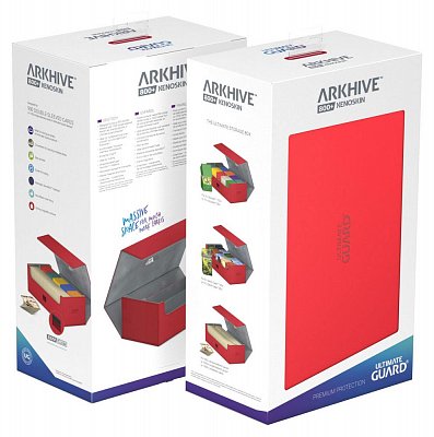 Ultimate Guard Arkhive&trade; 800+ Standard Size XenoSkin&trade; Red