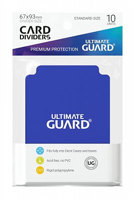 Ultimate Guard Card Dividers Standard Size Blue (10)