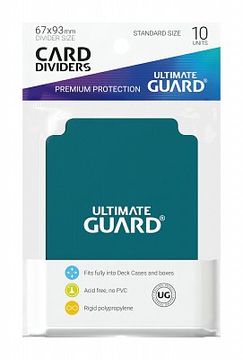 Ultimate Guard Card Dividers Standard Size Petrol Blue (10)
