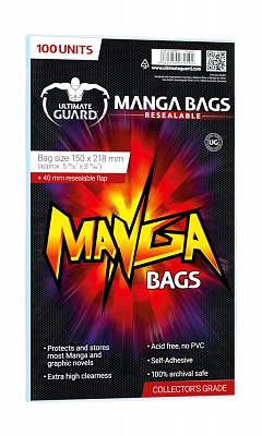 Ultimate Guard Manga Bags Resealable (100)