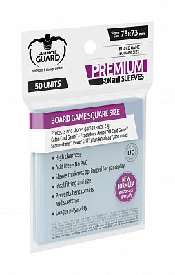 Ultimate Guard Premium Soft Sleeves for Board Game Cards Square (50)