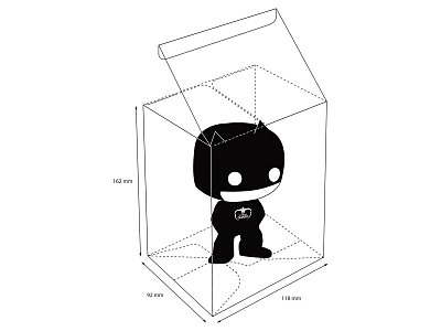 Ultimate Guard Protective Case for Funko POP!™ Figures in Counter-Top Display (40)