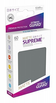 Ultimate Guard Supreme UX Sleeves Japanese Size Matte Dark Grey (60)
