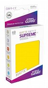 Ultimate Guard Supreme UX Sleeves Japanese Size Matte Yellow (60)