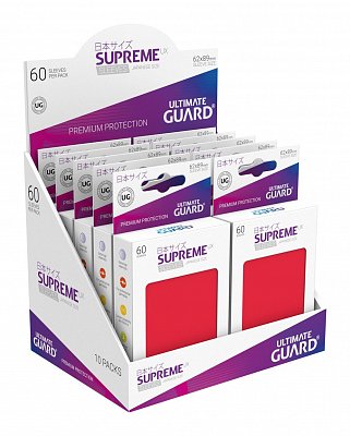 Ultimate Guard Supreme UX Sleeves Japanese Size Red (60)