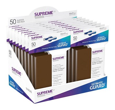 Ultimate Guard Supreme UX Sleeves Standard Size Brown (50)