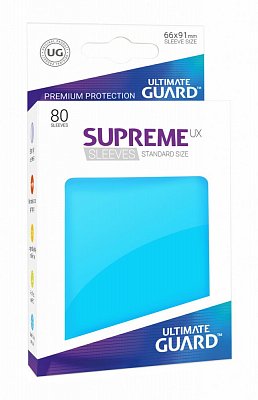 Ultimate Guard Supreme UX Sleeves Standard Size Light Blue (80)