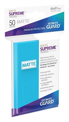 Ultimate Guard Supreme UX Sleeves Standard Size Matte Light Blue (50)