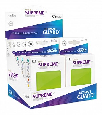 Ultimate Guard Supreme UX Sleeves Standard Size Matte Light Green (80)