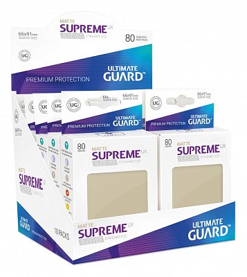 Ultimate Guard Supreme UX Sleeves Standard Size Matte Sand (80)