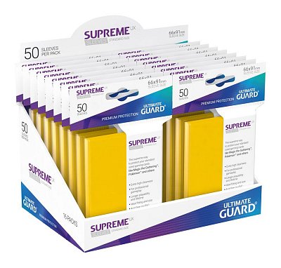 Ultimate Guard Supreme UX Sleeves Standard Size Yellow (50)