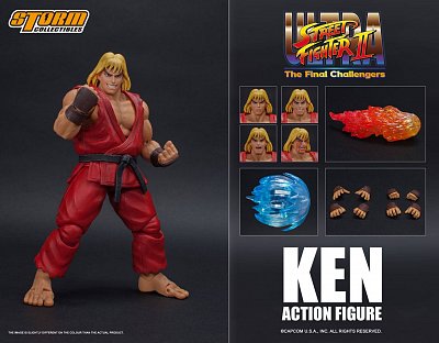 Ultra Street Fighter II: The Final Challengers Action Figure 1/12 Ken 16 cm