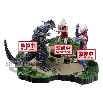 Ultraman Tiga Special Effects Stagement #49 The Ultra Star PVC Statue Ultraman Tiga Multi Type 6 cm