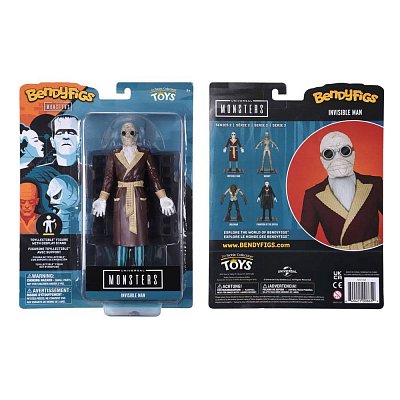 Universal Monsters Bendyfigs Bendable Figure Invisible Man 19 cm