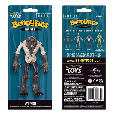 Universal Monsters Bendyfigs Bendable Figure Wolfman 14 cm