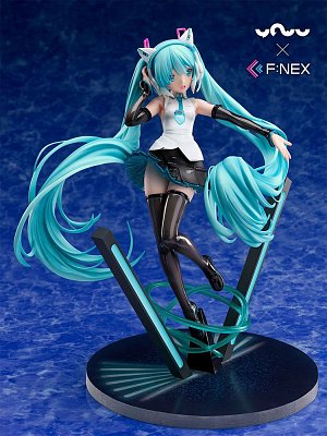 Vocaloid PVC Statue 1/7 Miku Hatsune Cat Ear Headphone Ver. 25 cm