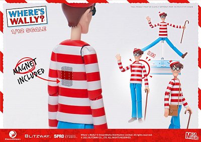 Where\'s Wally? Mega Hero Action Figure 1/12 Wally 17 cm