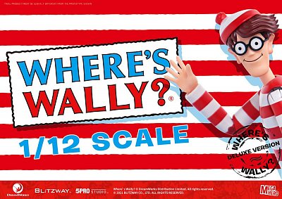 Where\'s Wally? Mega Hero Action Figure 1/12 Wally DX Version 20 cm