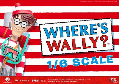 Where\'s Wally? Mega Hero Action Figure 1/6 Wally 34 cm