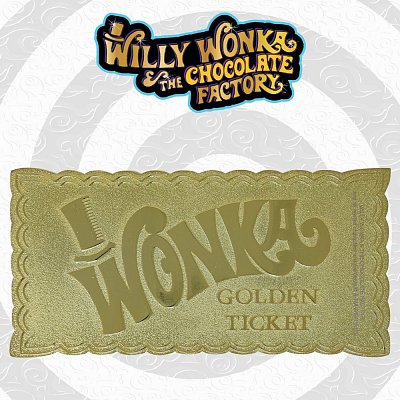 Willy Wonka & the Chocolate Factory Replica Mini Golden Ticket