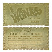 Willy Wonka & the Chocolate Factory Replica Mini Golden Ticket