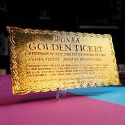 Willy Wonka & the Chocolate Factory Replica Mini Golden Ticket