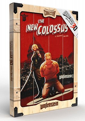 Wolfenstein WoodArts 3D Wooden Wall Art The New Colossus 30 x 40 cm