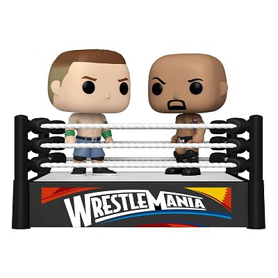 WWE POP Moment! Vinyl Figures 2-Pack Cena vs Rock 9 cm