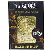 Yu-Gi-Oh! Replica Card Black Luster Soldier (gold plated)