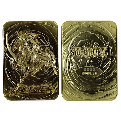 Yu-Gi-Oh! Replica Card Black Luster Soldier (gold plated)