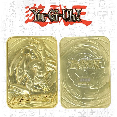 Yu-Gi-Oh! Replica Card Blue Eyes Toon Dragon (gold plated)