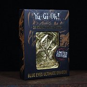 Yu-Gi-Oh! Replica Card Blue Eyes Ultimate Dragon (gold plated)