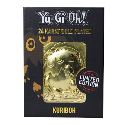 Yu-Gi-Oh! Replica Card Kuriboh (gold plated)