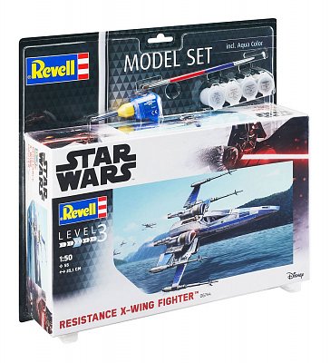 Star Wars Model Kit 1/50 Model Set Resistance X-Wing Fighter 25 cm
