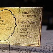 The Shining Replica Gyrosphere Collectible Ticket (gold plated)